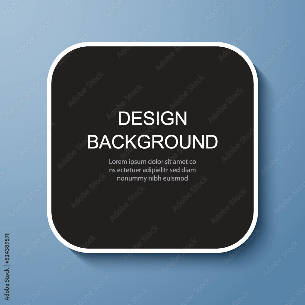 Light box square sign display template on blue background. Light box square sign display template on blue background.
