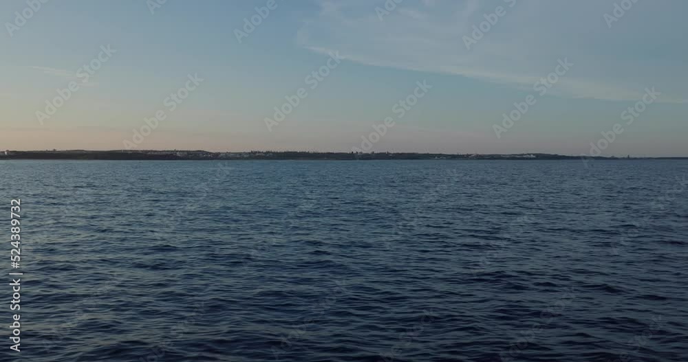 Beautiful sunset view and the sea Beautiful sunset view and the sea