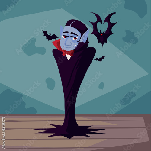 halloween dracula character