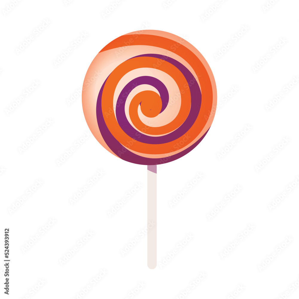 round candy in stick round candy in stick