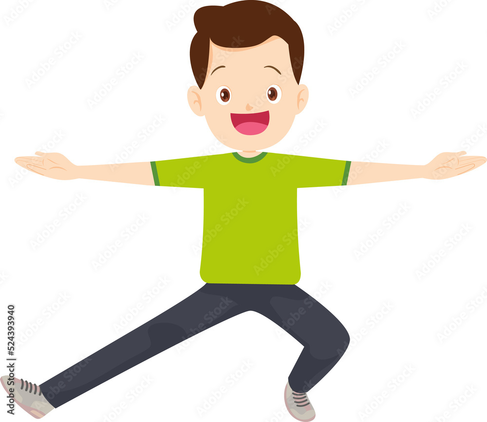 people training exercise cartoon character people training exercise cartoon character