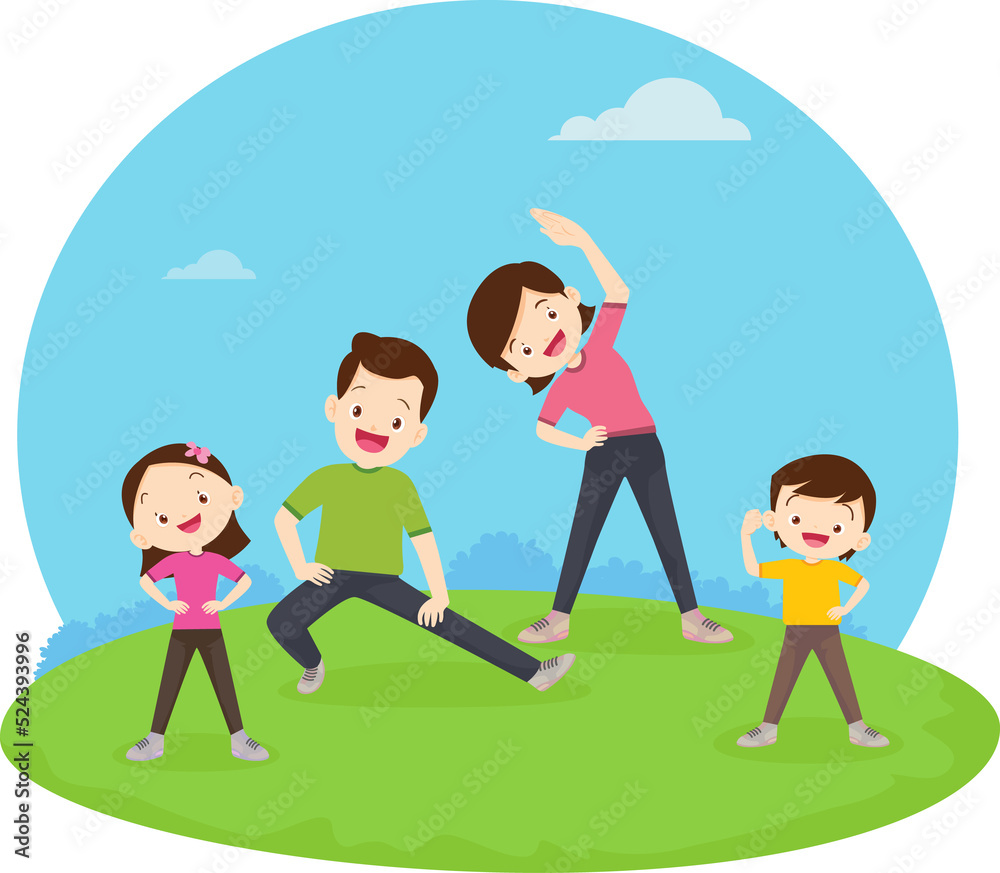 people training exercise cartoon character people training exercise cartoon character