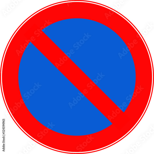 Parking of vehicles is prohibited by a sign. Free Download Parking of vehicles is prohibited by a sign. - GFXLoad