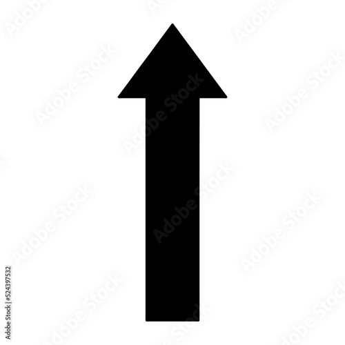 nvis45 NewVectorIllustrationSign nvis - arrow up direction vector sign . isolated transparent . black large . big simple icon . AI 10 / EPS 10 . g11425
