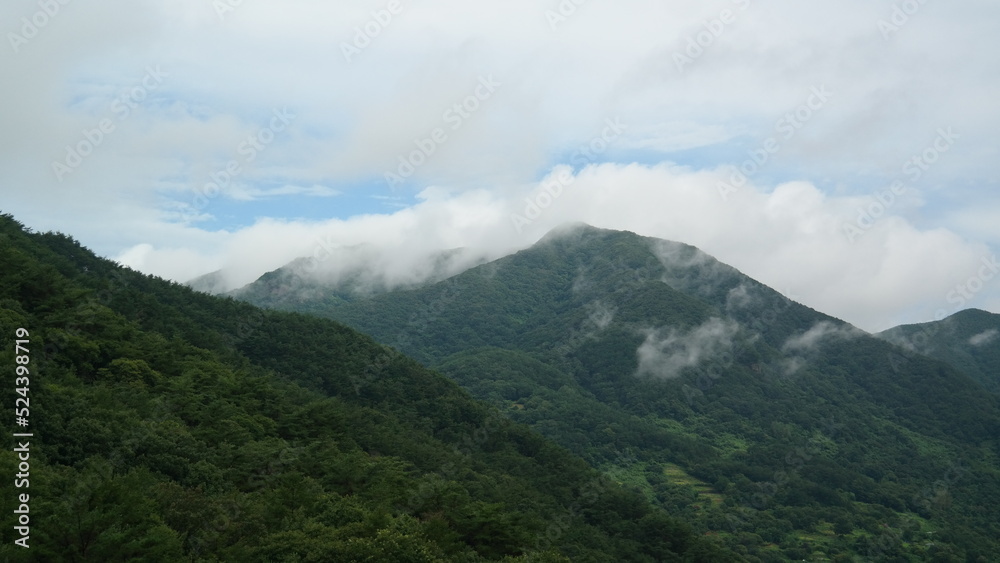 The scenery around Mt. Odo in Hapcheon, South Korea