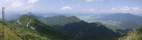 The scenery around Mt. Odo in Hapcheon, South Korea photo
