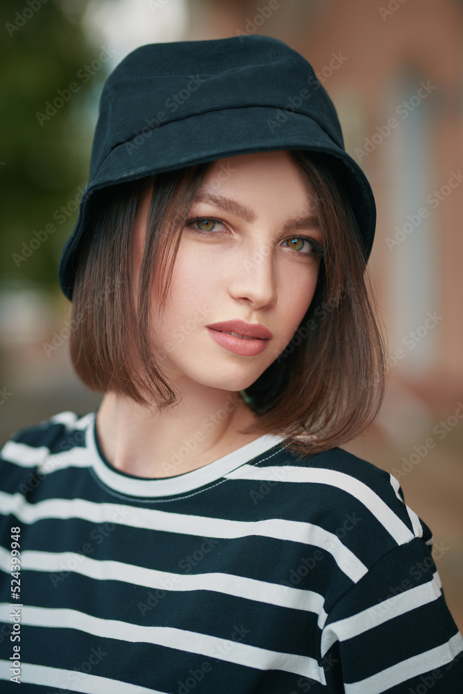 pretty girl in hat