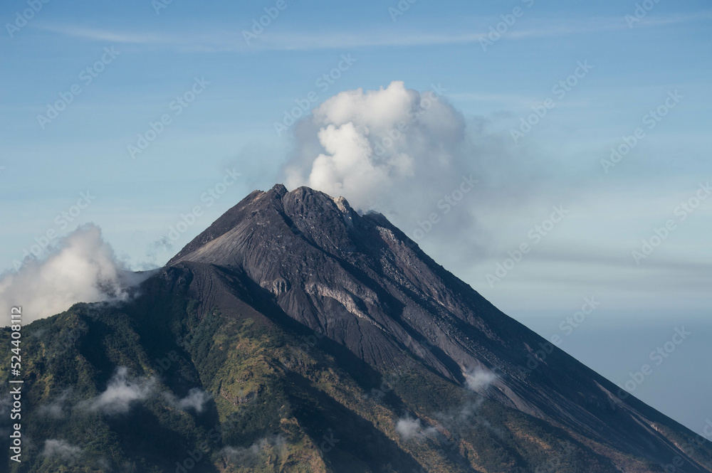 Merapi Volcano Mountain, Indonesia