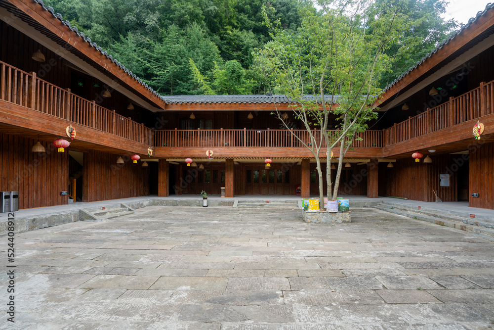 Obraz premium Summer resort in Chinese Countryside