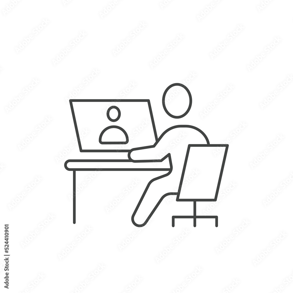 Call, conference, meeting icons  symbol vector elements for infographic web