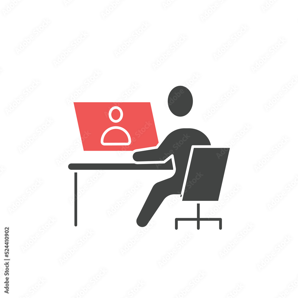 Call, conference, meeting icons  symbol vector elements for infographic web