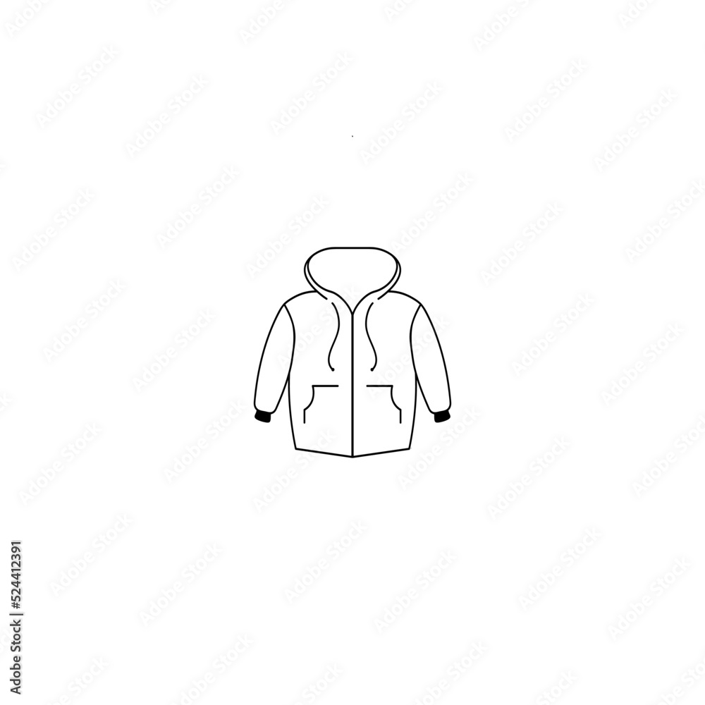 jacket icon vector logo illustration jacket icon vector logo illustration