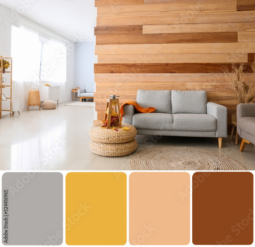 Interior of studio apartmen...