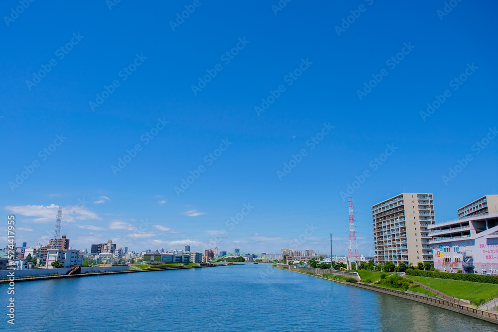 尾久橋からの隅田川(王子方面)