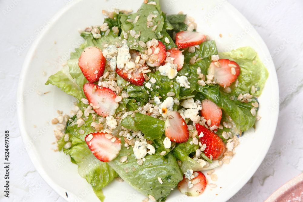 Freshly made green salad Freshly made green salad