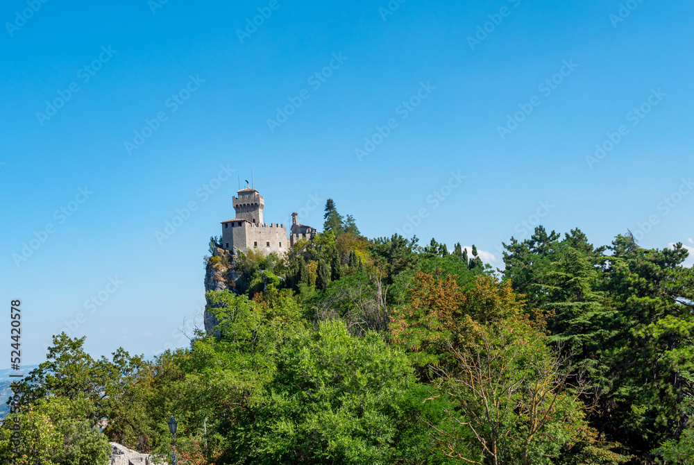 The Fortress of Guaita on Mount Titano in San Marino