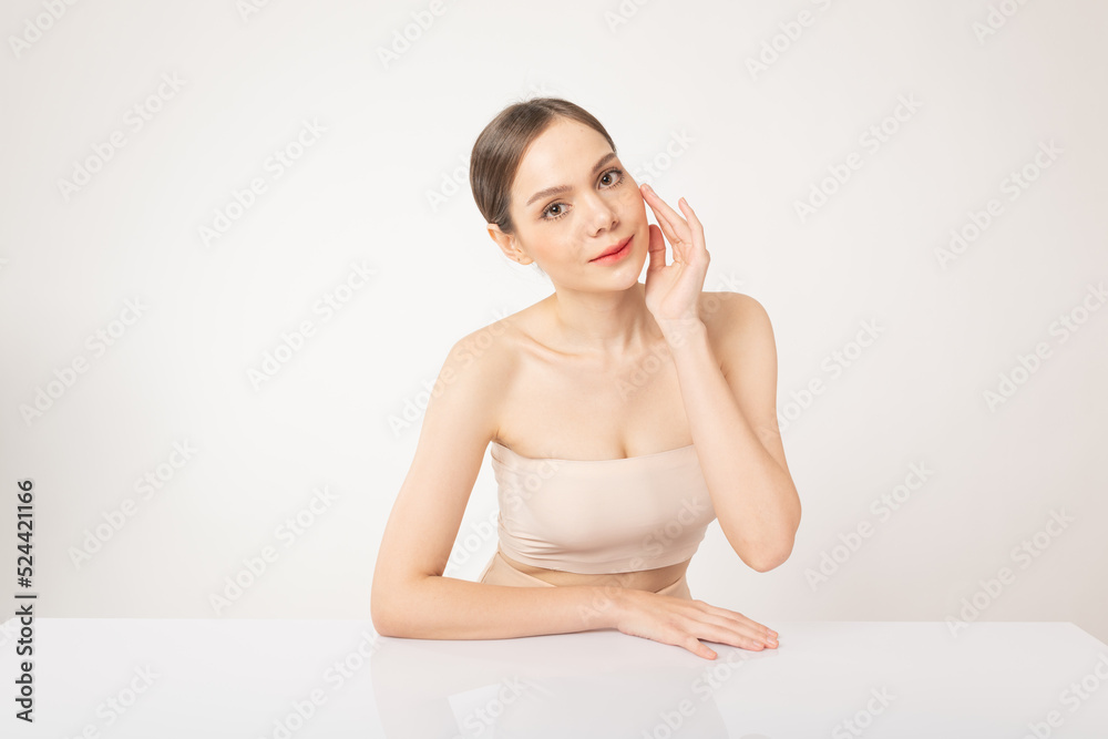 Elegant young asian woman for cosmetic, spa or massage Elegant young asian woman for cosmetic, spa or massage