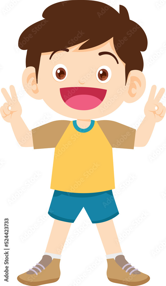 children or kids cartoon character