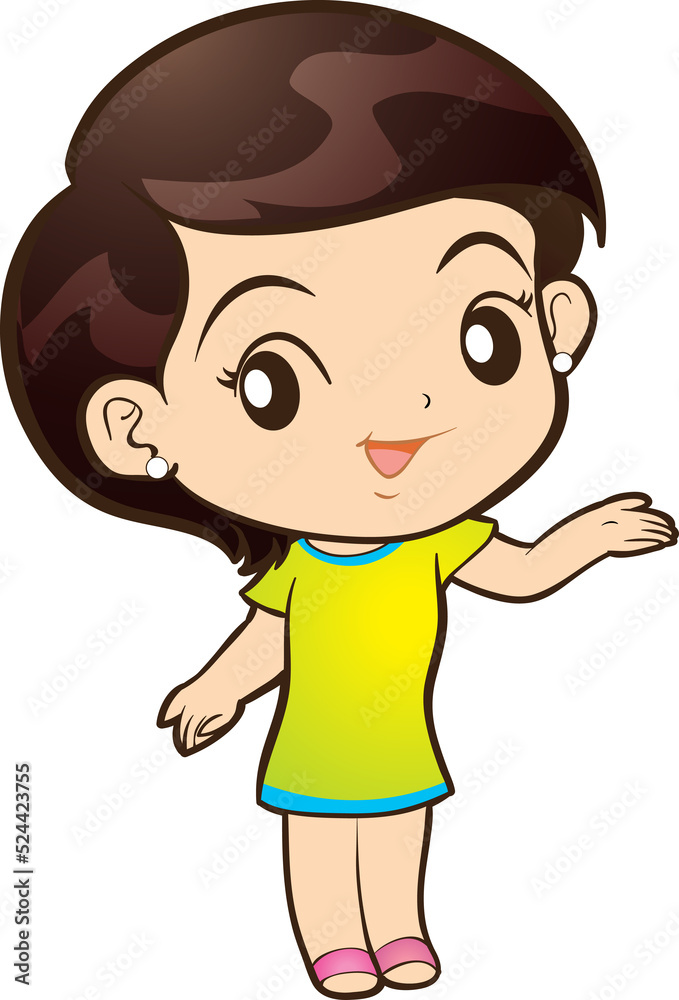 children or kids cartoon character