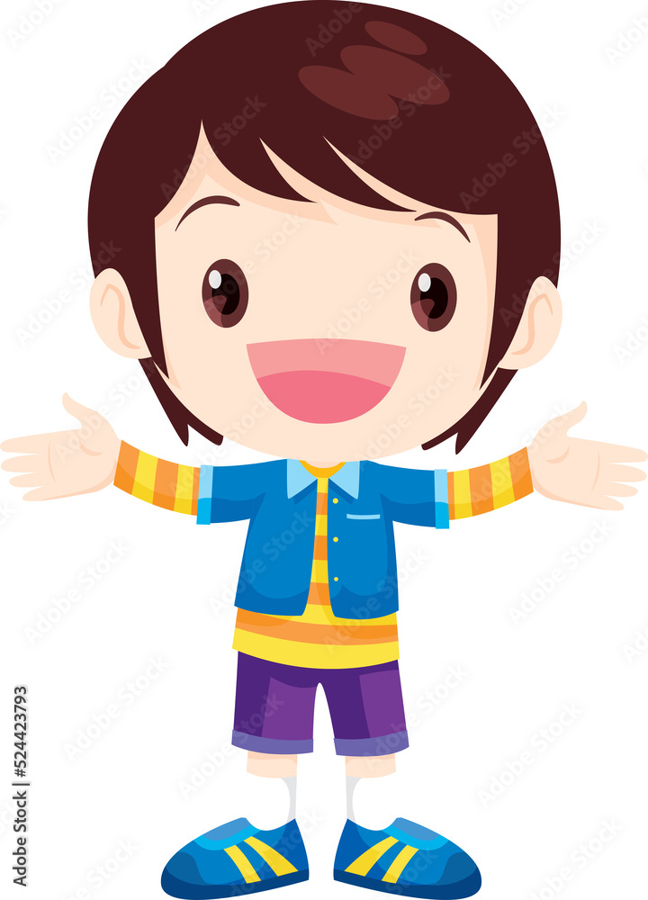 children or kids cartoon character