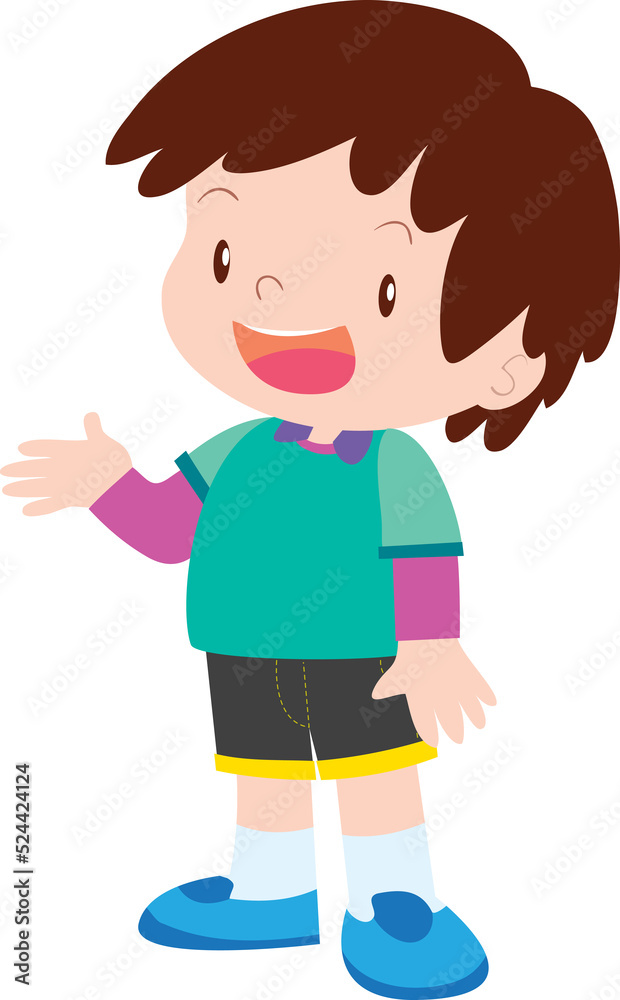 children or kids cartoon character