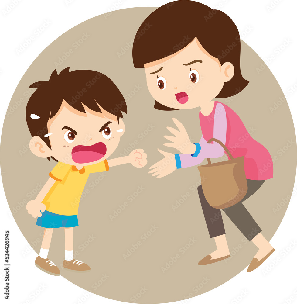 Family character-father mother and children Family character-father mother and children