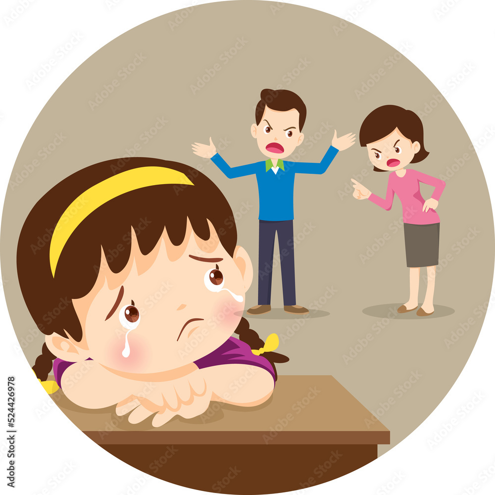 Family character-father mother and children Family character-father mother and children