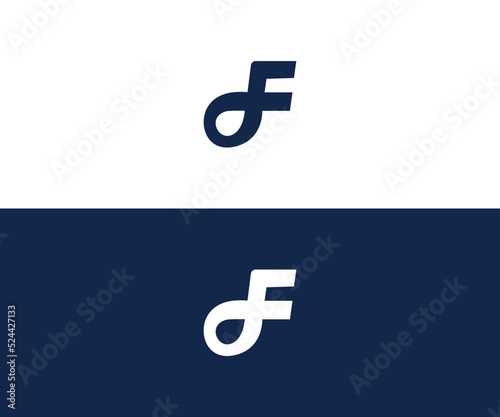 letter f  logo  design