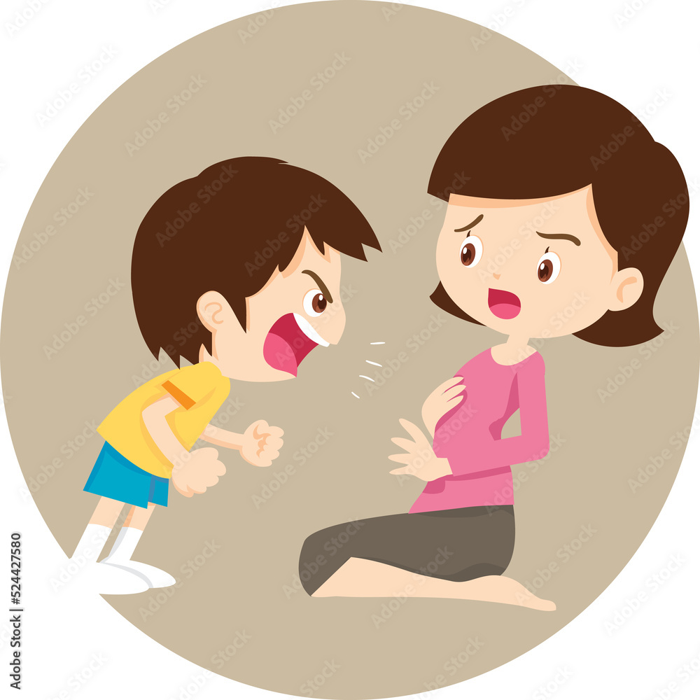 Family character-father mother and children Family character-father mother and children