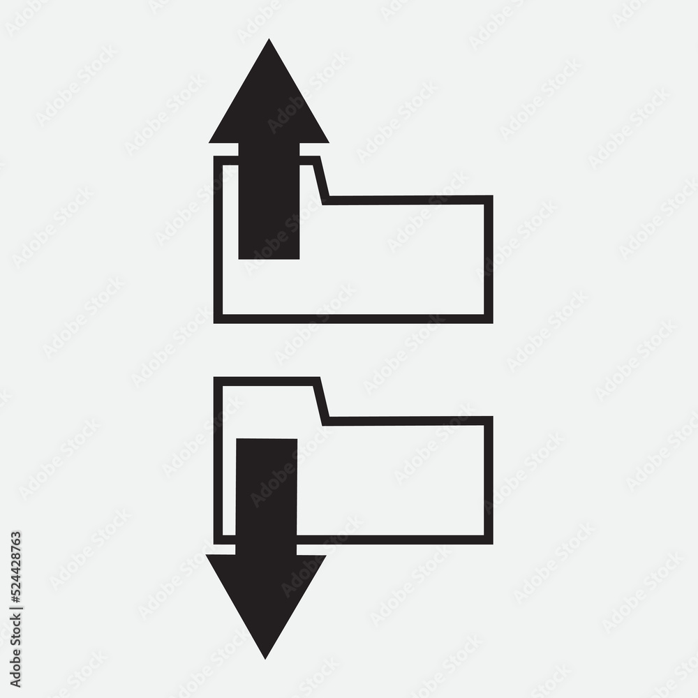 icon for download and upload, vector logo icon icon for download and upload, vector logo icon