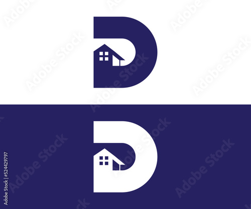 d home logo design