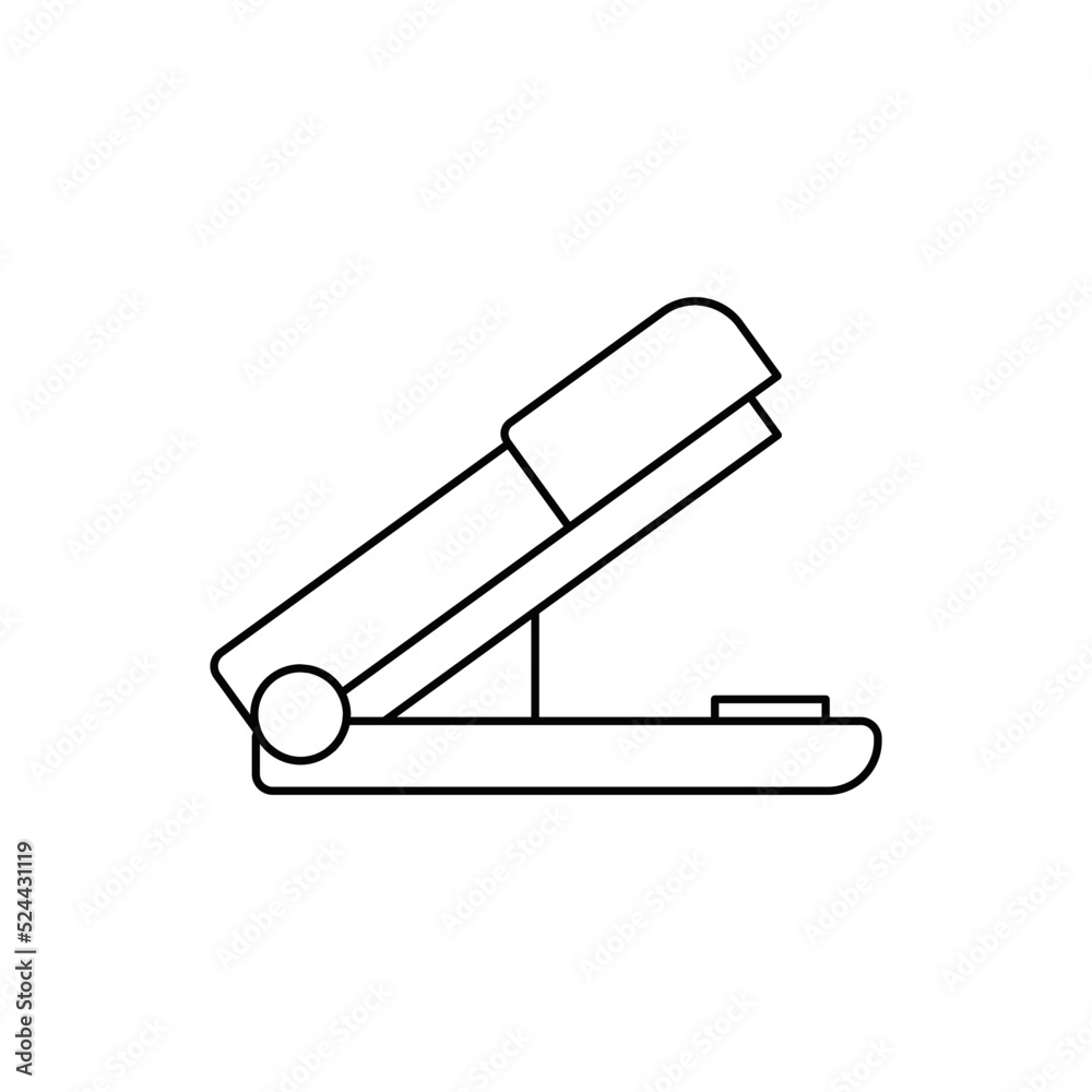 stapler icon in line style icon, isolated on white background stapler icon in line style icon, isolated on white background