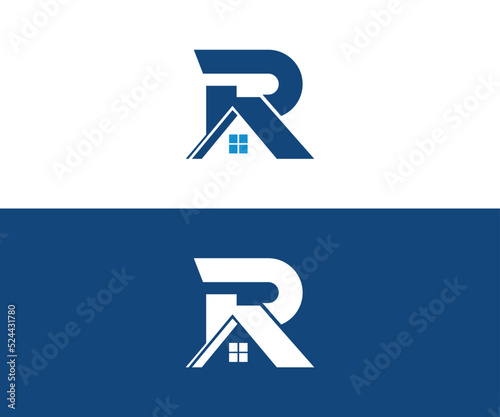 r home logo design
