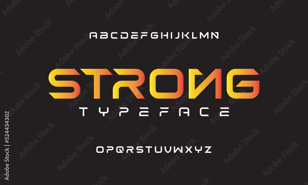 Sport Modern Alphabet Font. Urban style typography font for technology, digital, film logo design. vector illustration Sport Modern Alphabet Font. Urban style typography font for technology, digital, film logo design. vector illustration