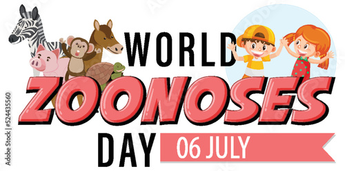 World zoonoses day poster design