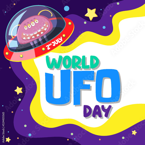 World UFO Day Poster Design