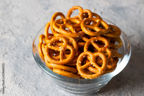 Mini crispy pretzels, food ...
