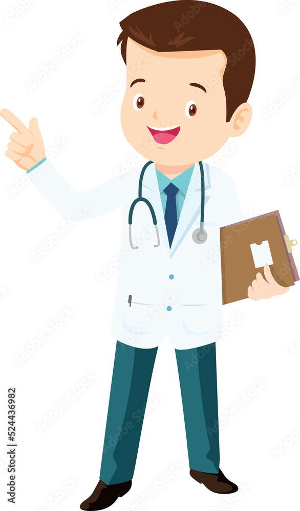 Doctor Cartoon character professional doctor