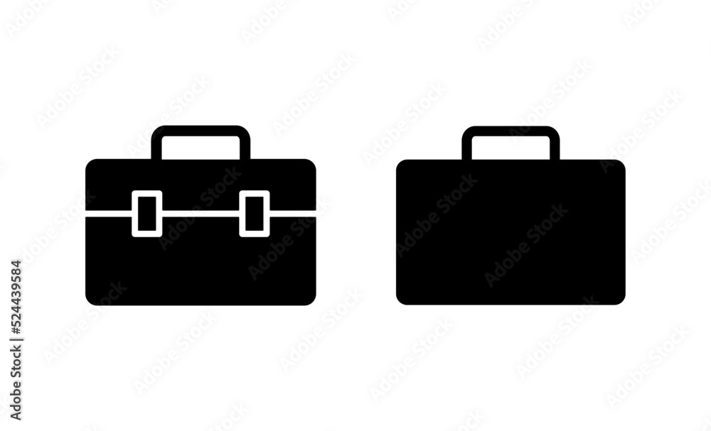 Briefcase icon vector. suitcase sign and symbol. luggage symbol. Briefcase icon vector. suitcase sign and symbol. luggage symbol.