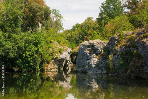 The Natisone River near the village of Premariacco in Udine Province  Friuli-Venezia Giulia  north east Italy 