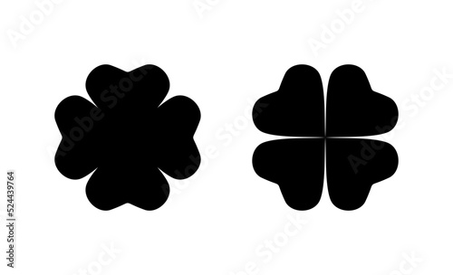 Clover icon vector. clover sign and symbol. four leaf clover icon.