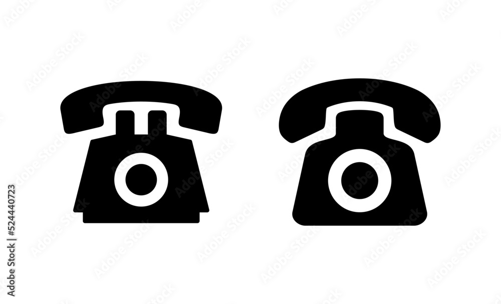 Telephone icon vector. phone sign and symbol Telephone icon vector. phone sign and symbol