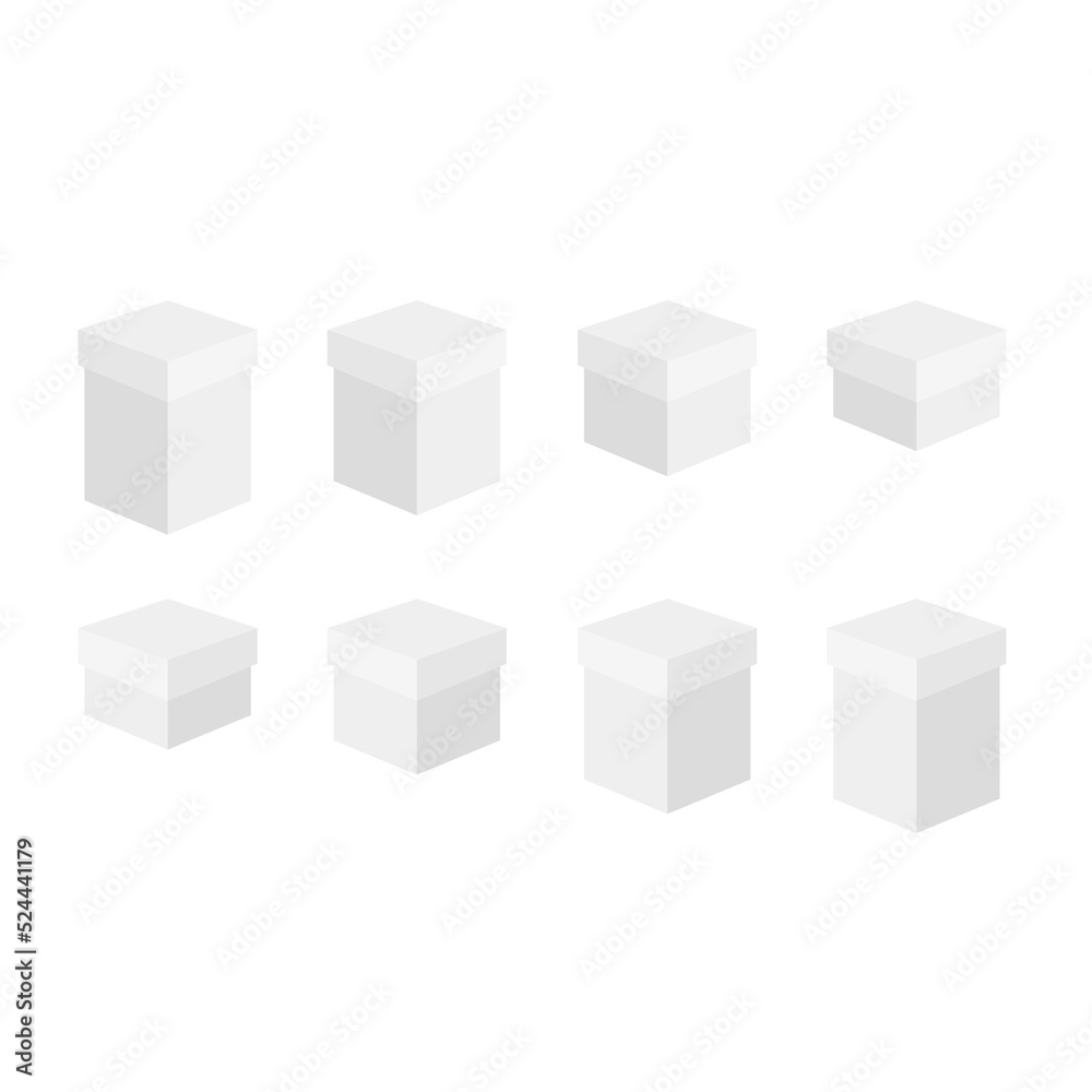 Realistic set of cardboard boxes. Front and perspective views. Vector illustration isolated on a white background. Can be used for food, medicine, cosmetics, 3d. Ready for your design
Realistic set of cardboard boxes. Front and perspective views. Vector illustration isolated on a white background. Can be used for food, medicine, cosmetics, 3d. Ready for your design