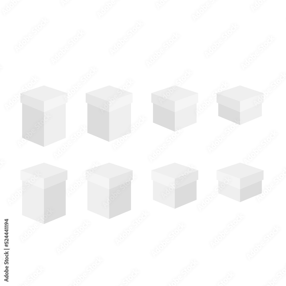 Realistic set of cardboard boxes. Front and perspective views. Vector illustration isolated on a white background. Can be used for food, medicine, cosmetics, 3d. Ready for your design
Realistic set of cardboard boxes. Front and perspective views. Vector illustration isolated on a white background. Can be used for food, medicine, cosmetics, 3d. Ready for your design