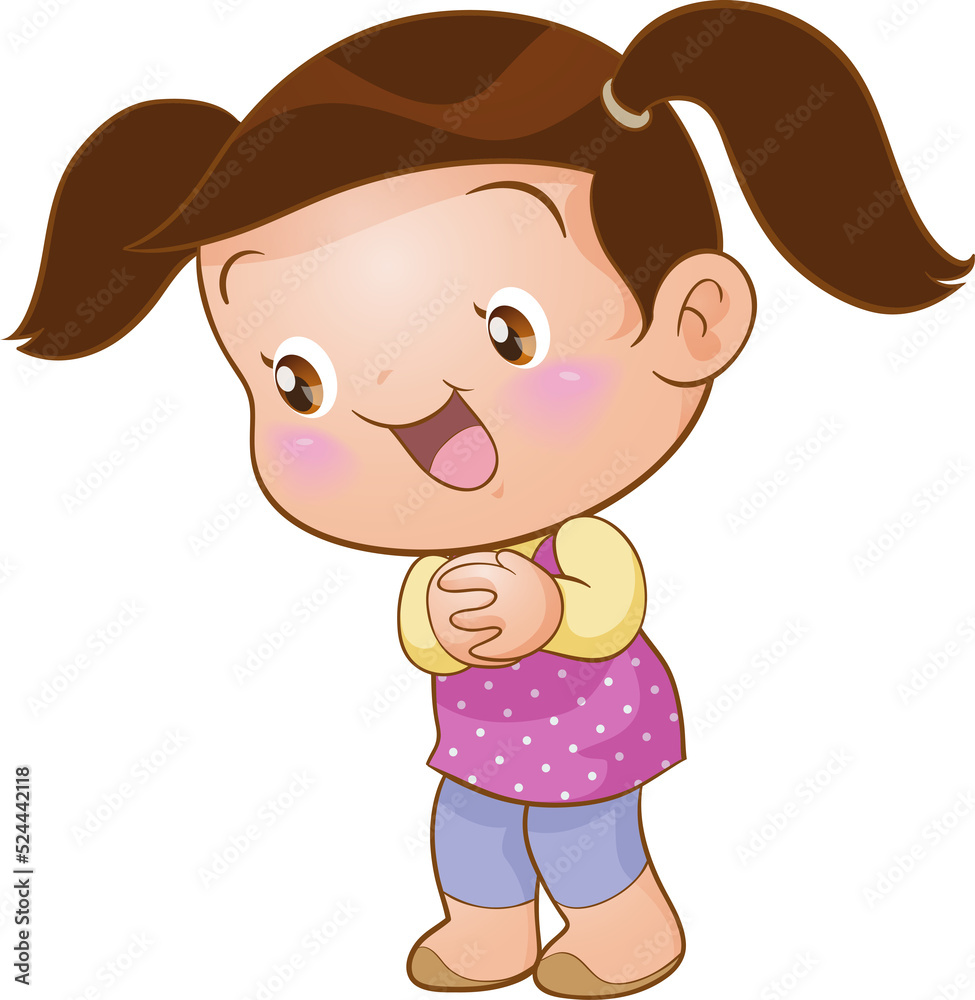 cute little children or kids cartoon character cute little children or kids cartoon character