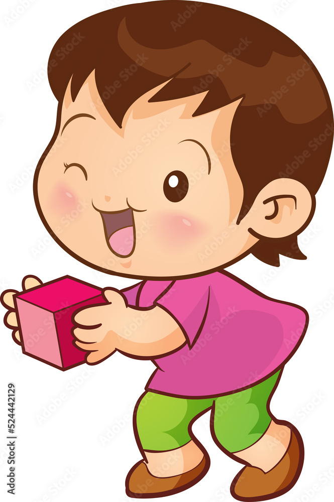 cute little children or kids cartoon character cute little children or kids cartoon character