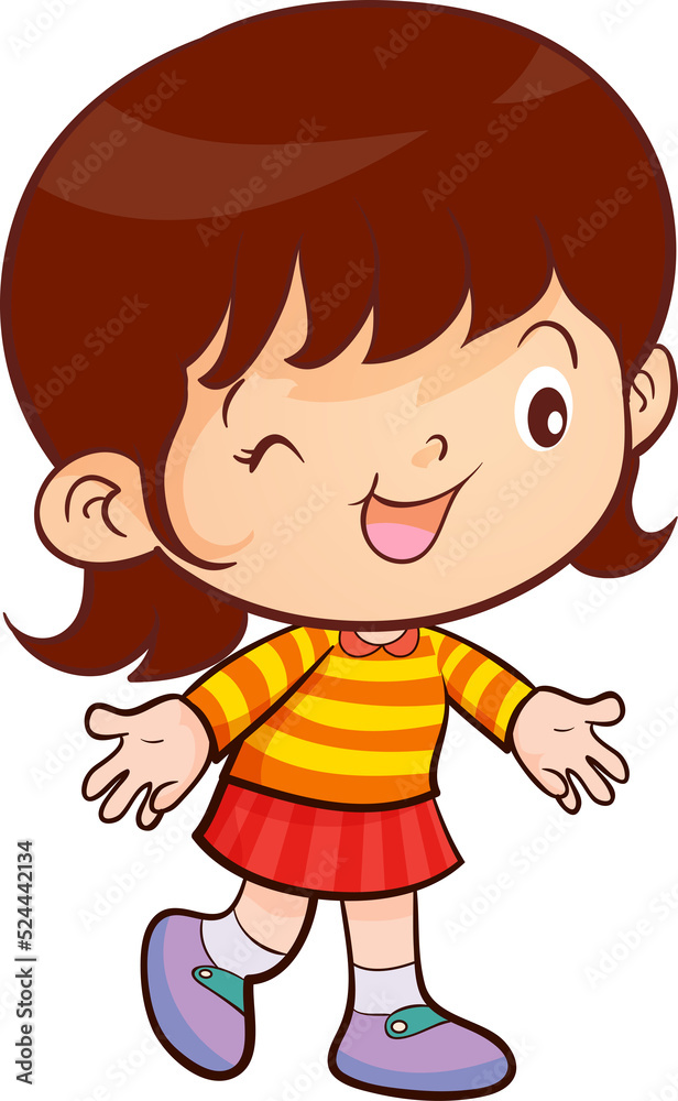 cute little children or kids cartoon character cute little children or kids cartoon character