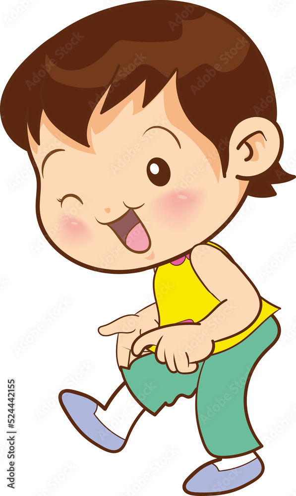 cute little children or kids cartoon character cute little children or kids cartoon character