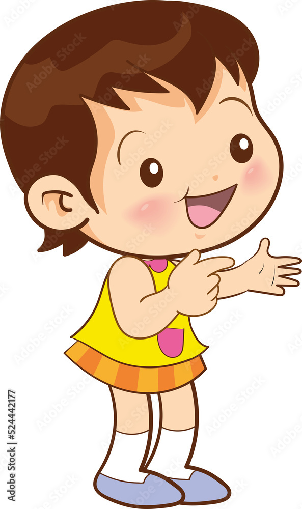cute little children or kids cartoon character cute little children or kids cartoon character