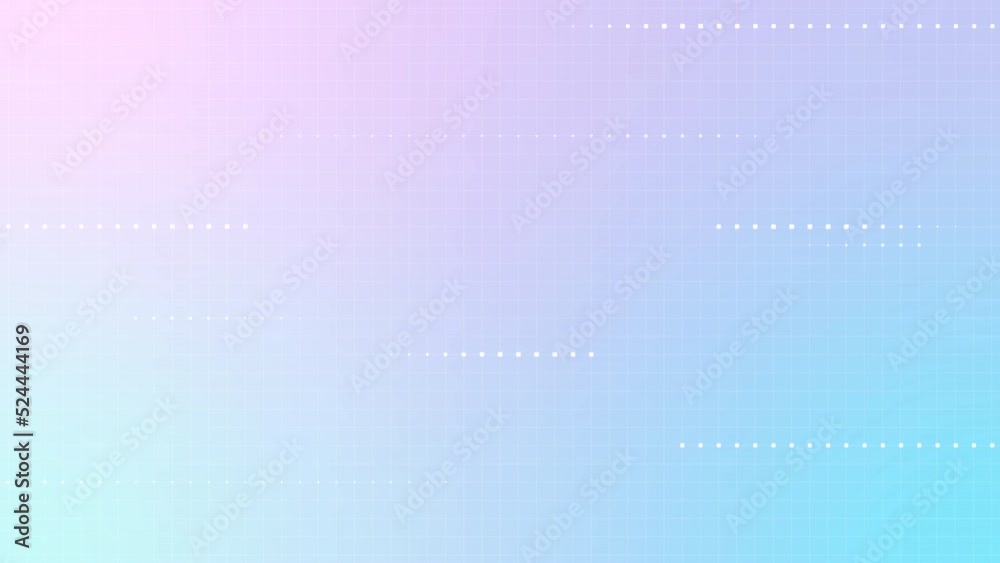 Animated abstract technology background. glowing random dots and grid. data, hi-tech concept. virtual space. Looped stock animation motion graphics design. footage for backdrop, wallpaper, screensaver